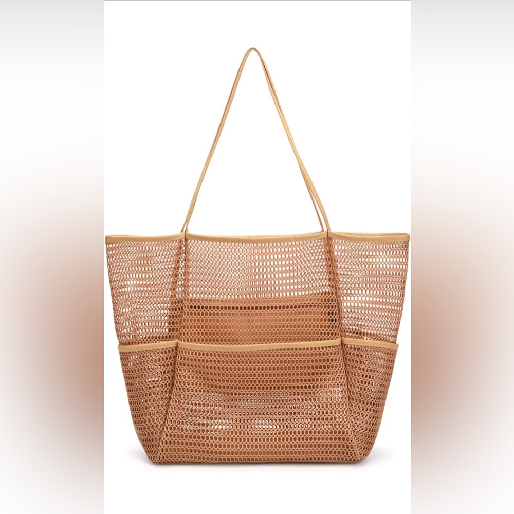 Large Mesh Beach Tote Bag